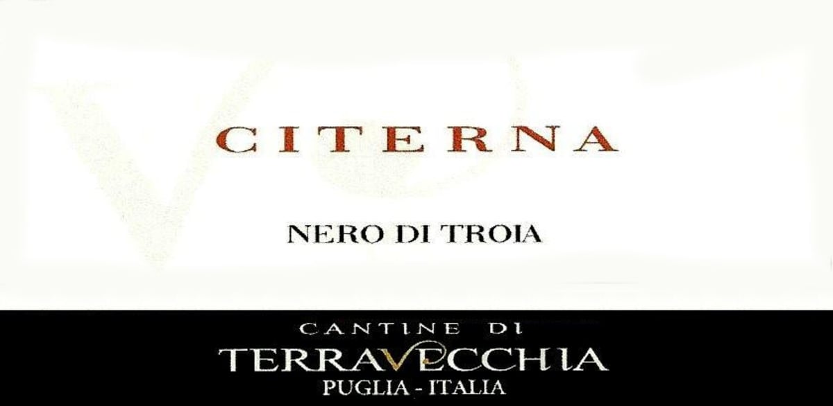 Alberto Longo Cantine di Terravecchia Citerna Nero di Troia 2013 Front Label