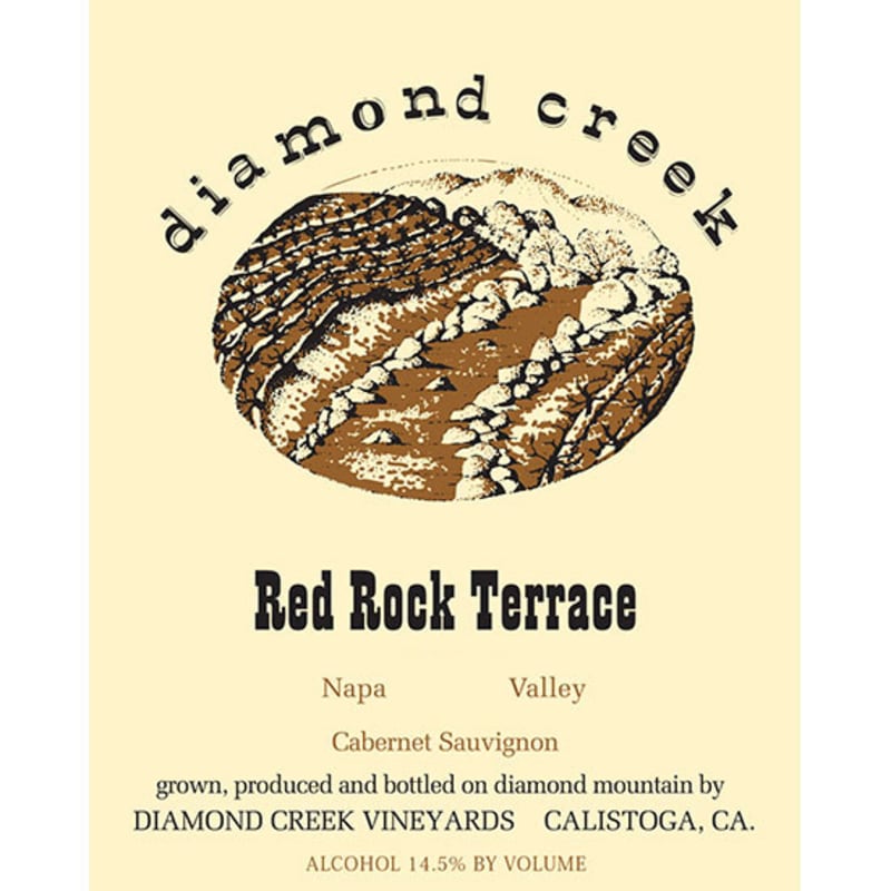 Diamond Creek Red Rock Terrace Cabernet Sauvignon (375ML half-bottle) 2014 Front Label
