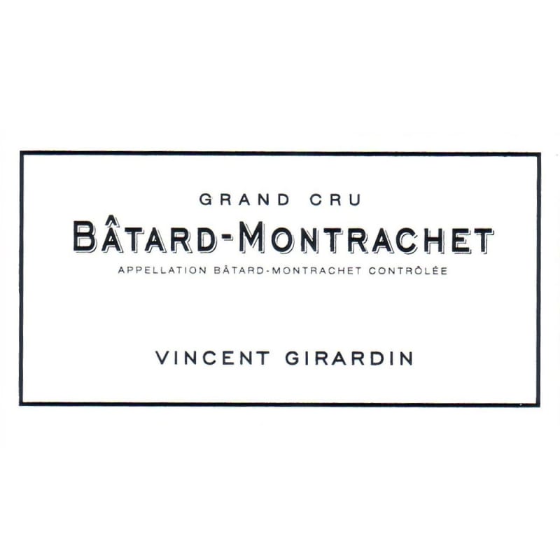 Vincent Girardin Batard-Montrachet Grand Cru 2004 Front Label