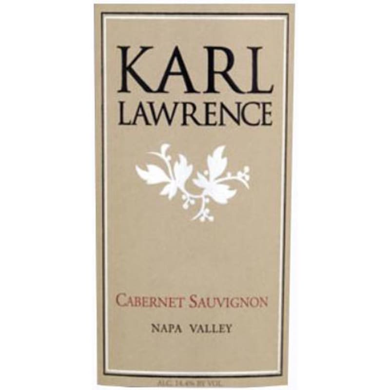 Karl Lawrence Cabernet Sauvignon 2007 Front Label