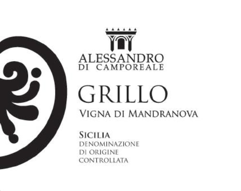 Alessandro di Camporeale Vigna di Mandranova Grillo 2013 Front Label