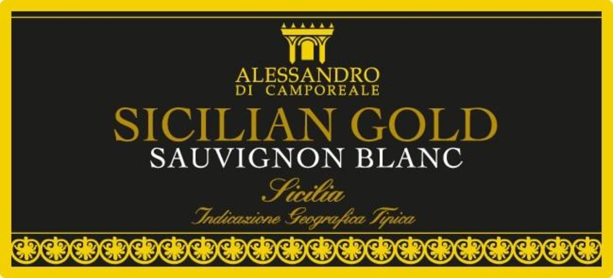 Alessandro di Camporeale Sicilian Gold Sauvignon Blanc 2012 Front Label