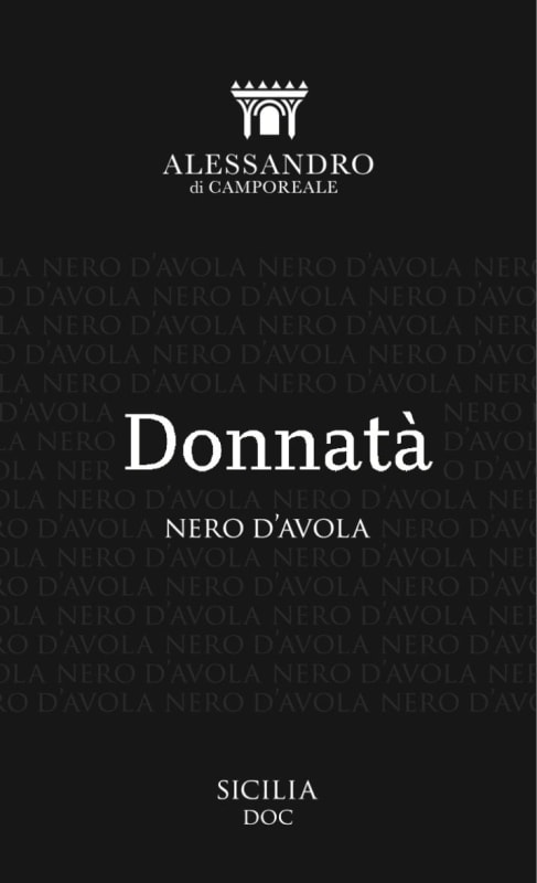 Alessandro di Camporeale DonnaTa Nero d'Avola 2013 Front Label
