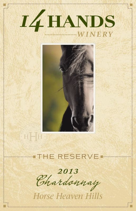 14 Hands The Reserve Chardonnay 2013 Front Label