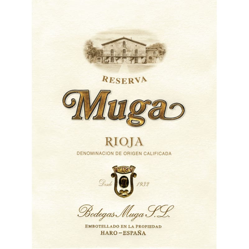 Bodegas Muga Reserva 2013 Front Label