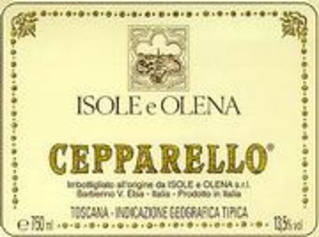 Isole e Olena Cepparello 1996 Front Label