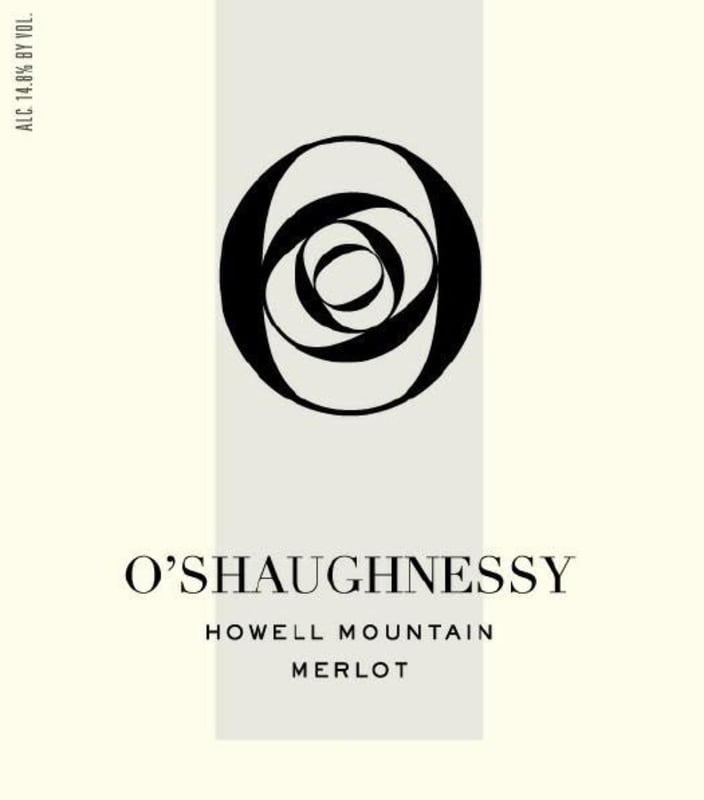 O'Shaughnessy Howell Mountain Merlot 2012 Front Label