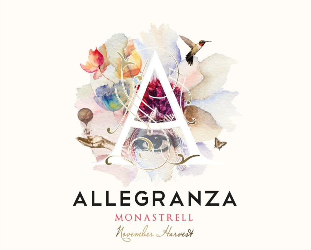 Allegranza November Harvest Monastrell 2014 Front Label