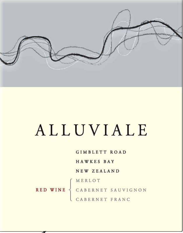 Alluviale Gimblett Road Red 2010 Front Label