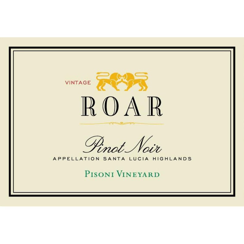 Roar Pisoni Vineyard Pinot Noir 2015 Front Label