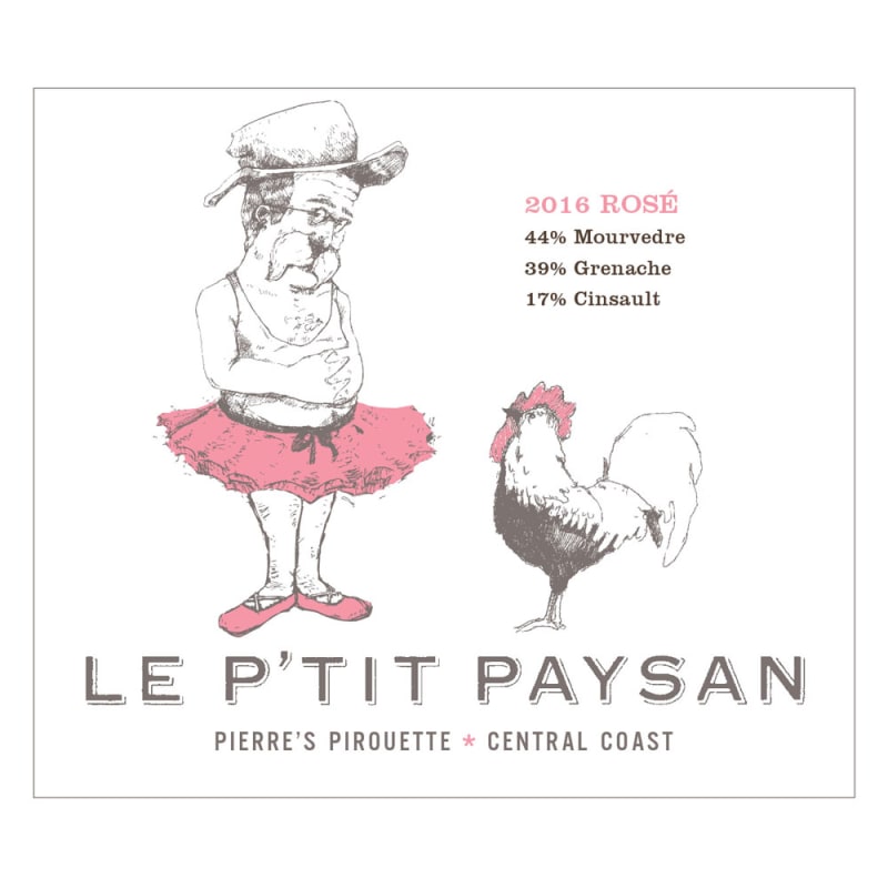Paysan Rose 2016 Front Label
