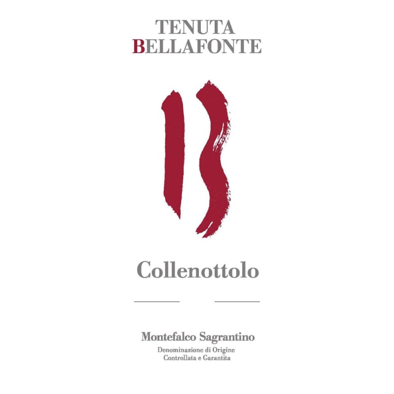 Bellafonte Collenottolo Montefalco Sagrantino 2011 Front Label