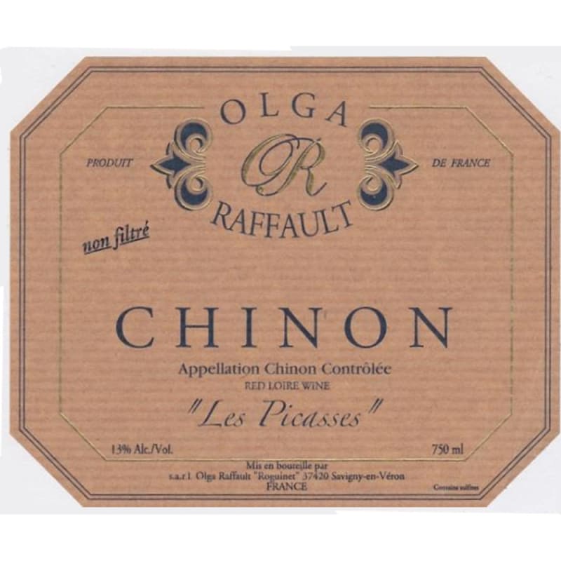 Olga Raffault Les Picasses 2012 Front Label