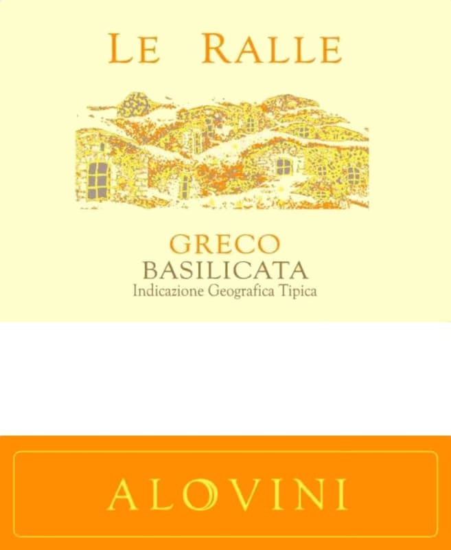Alovini Basilicata Le Ralle Bianco 2009 Front Label