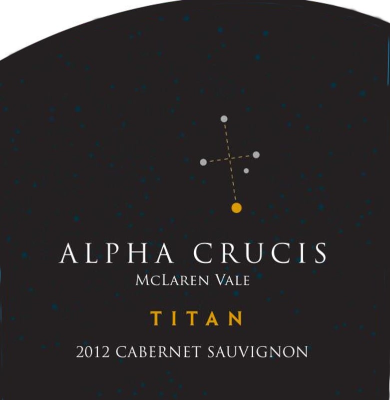 Alpha Crucis Titan Cabernet Sauvignon 2012 Front Label