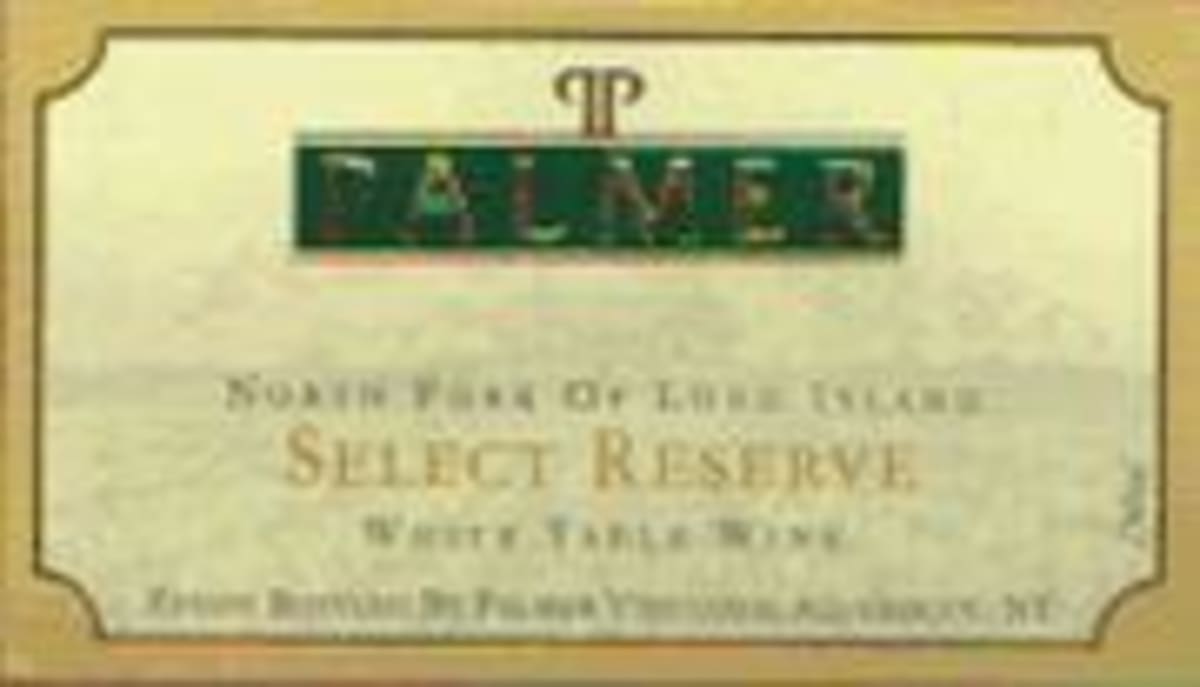 Palmer Select White Reserve 1997 Front Label