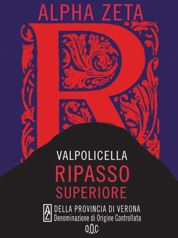 Alpha Zeta Valpolicella Ripasso Superiore R 2009 Front Label