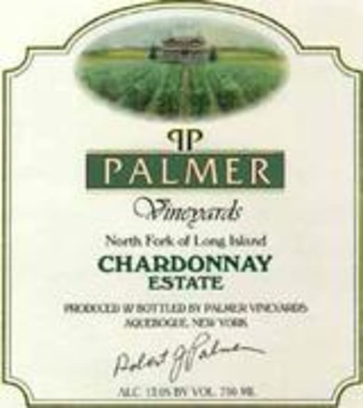 Palmer Chardonnay Estate 1998 Front Label