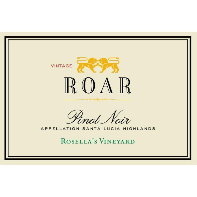 Roar Rosella's Vineyard Pinot Noir 2014 Front Label
