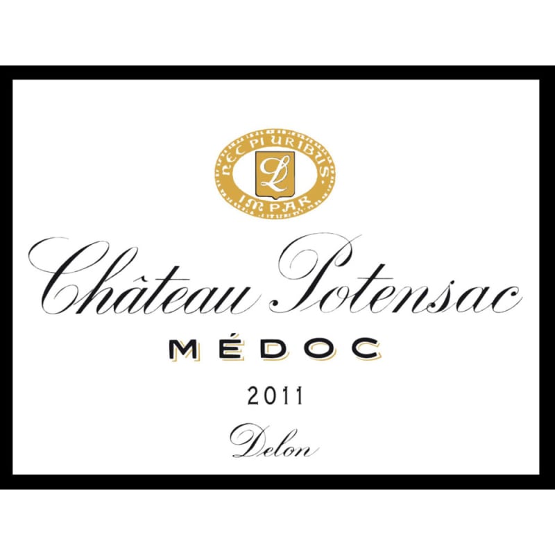 Chateau Potensac 2011 Front Label