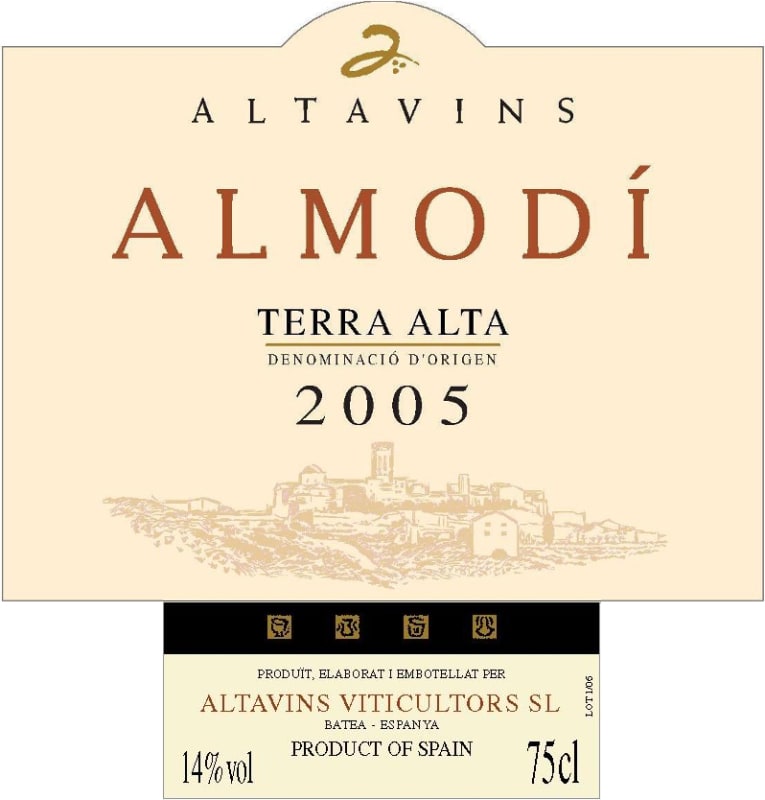 Altavins Almodi 2005 Front Label
