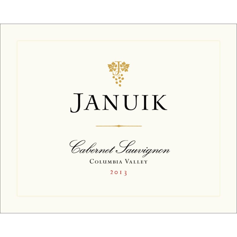 Januik Winery Cabernet Sauvignon 2013 Front Label