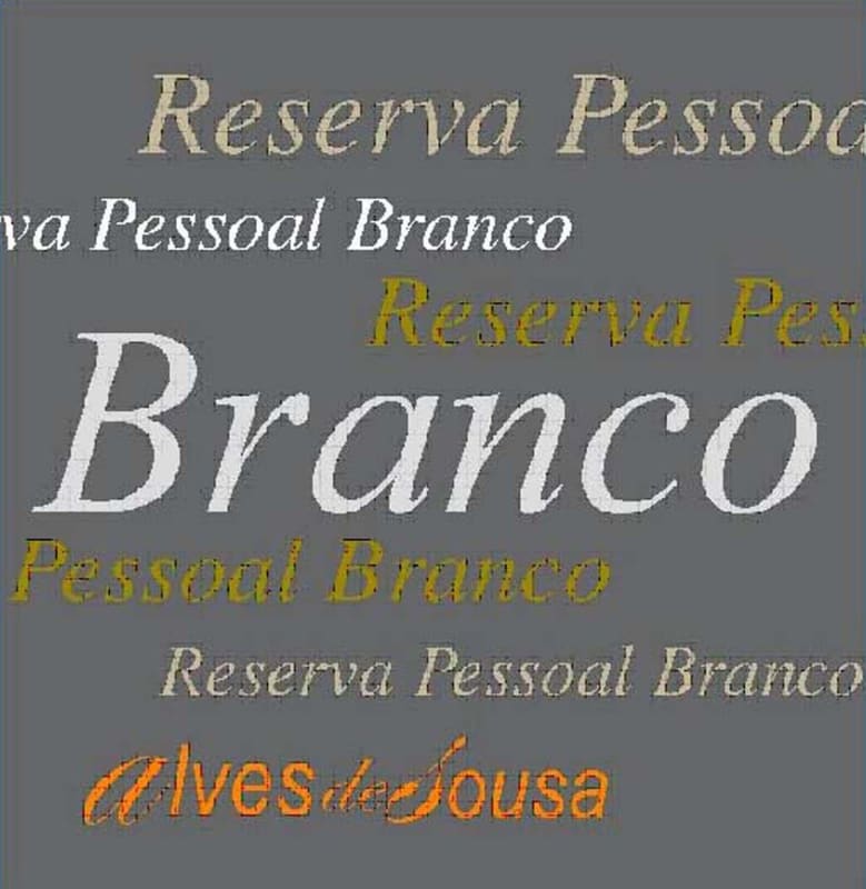 Alves de Sousa Reserva Pessoal Branco 2003 Front Label