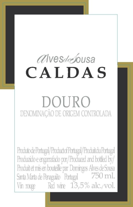 Alves de Sousa Caldas Tinto 2010 Front Label