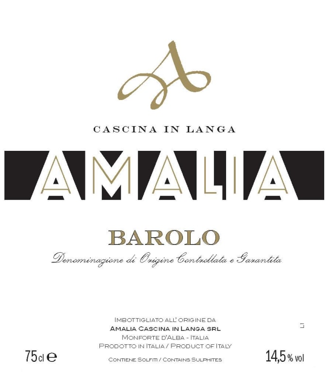 Cascina Amalia Barolo 2009 Front Label