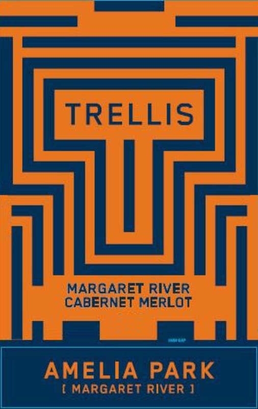 Amelia Park Wines Trellis Cabernet Merlot 2013 Front Label