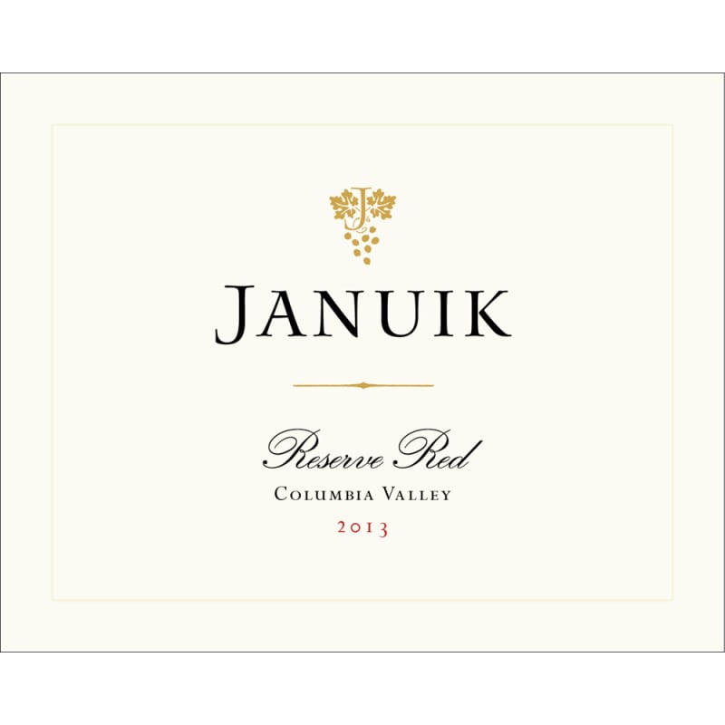 Januik Winery Reserve Red 2013 Front Label