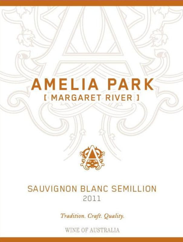 Amelia Park Wines Sauvignon Blanc-Semillon 2011 Front Label
