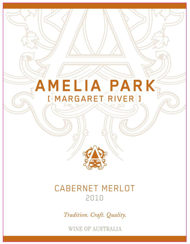Amelia Park Wines Cabernet Merlot 2010 Front Label