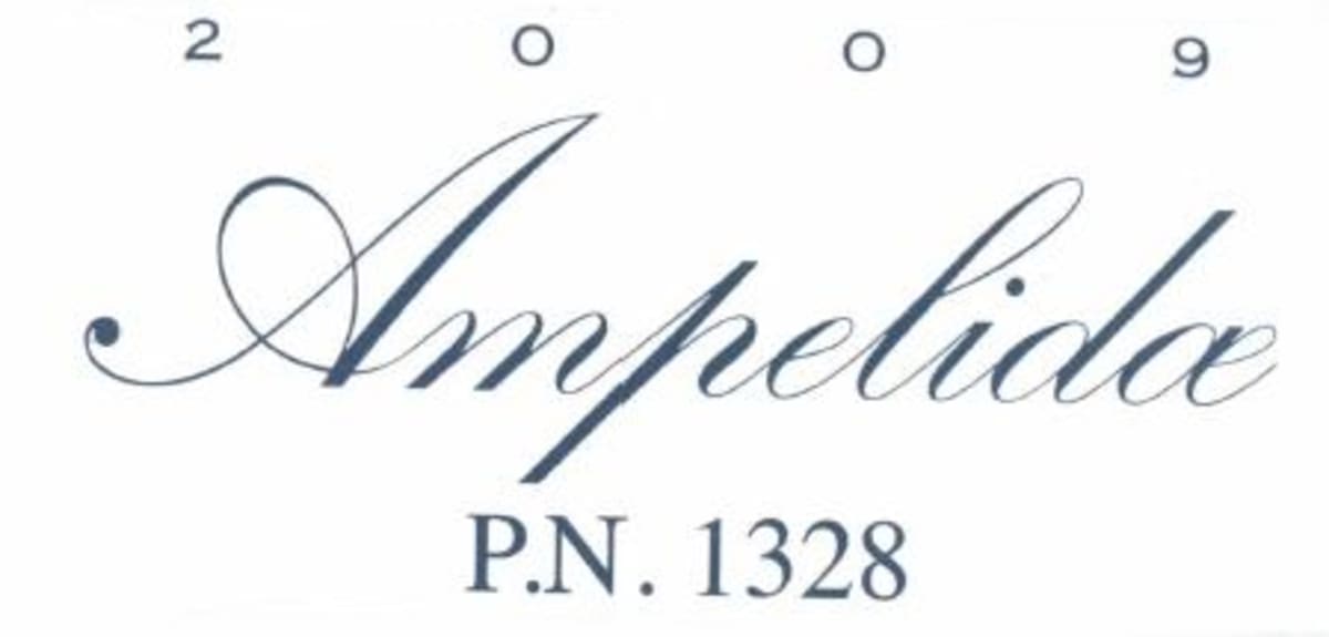 Ampelidae PN 1328 2009 Front Label