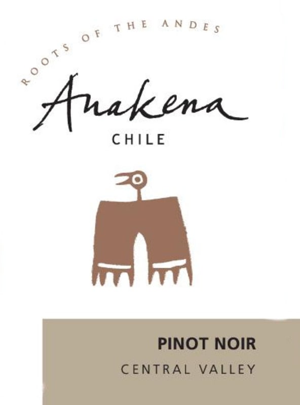 Anakena Wines Central Valley Pinot Noir 2010 Front Label