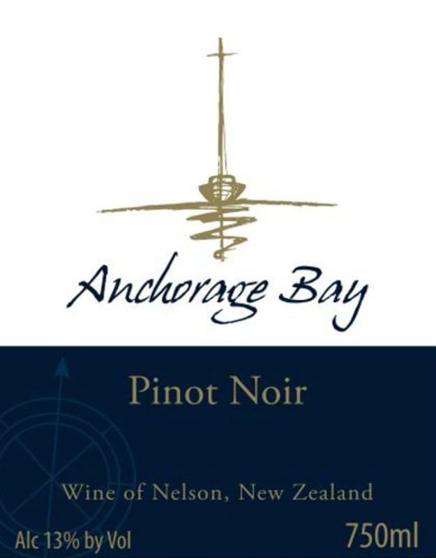 Anchorage Wines Pinot Noir 2011 Front Label