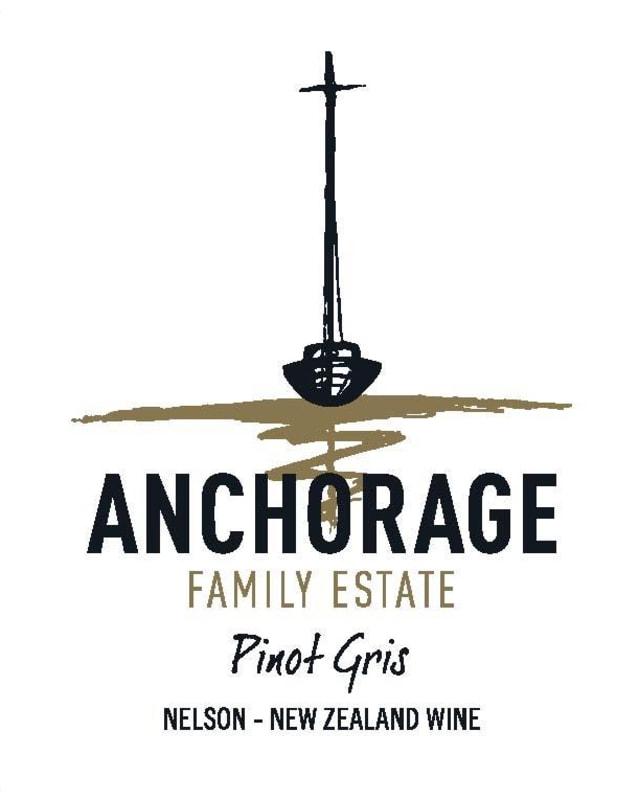 Anchorage Wines Pinot Gris 2016 Front Label