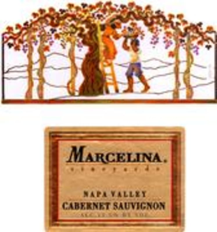 Marcelina Napa Valley Cabernet Sauvignon (half-bottle) 1997 Front Label