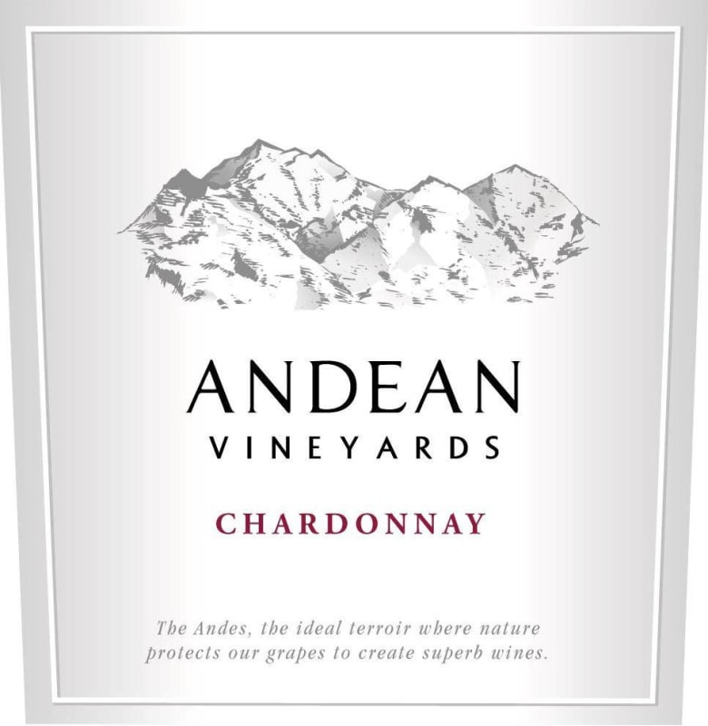 Andean Vineyards Mendoza Chardonnay 2009 Front Label