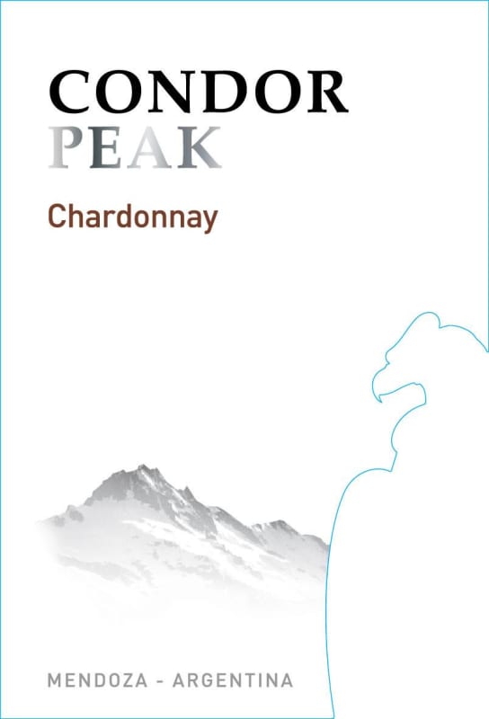 Andean Vineyards Condor Peak Chardonnay 2014 Front Label