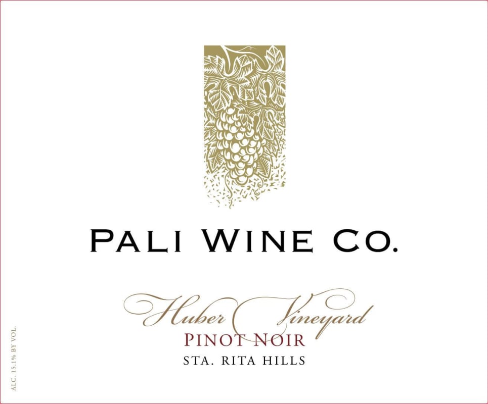 Pali Wine Co Huber Vineyard Pinot Noir 2014 Front Label