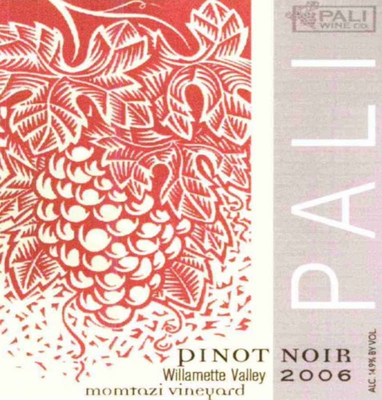 Pali Wine Co Momtazi Vineyard Pinot Noir 2006 Front Label