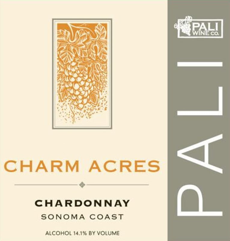 Pali Wine Co Charm Acres Chardonnay 2012 Front Label