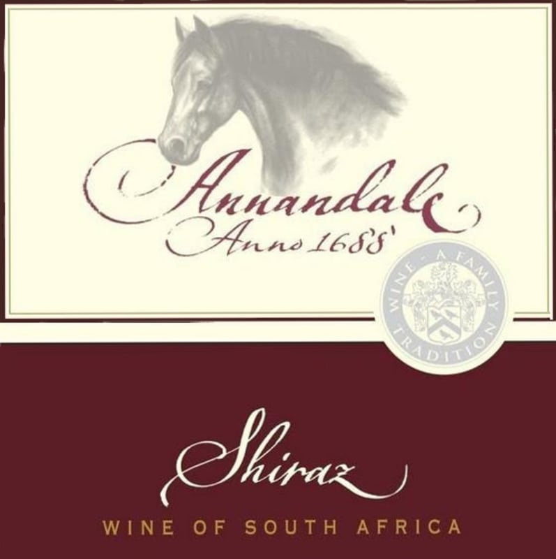 Annandale Wines Shiraz 2003 Front Label