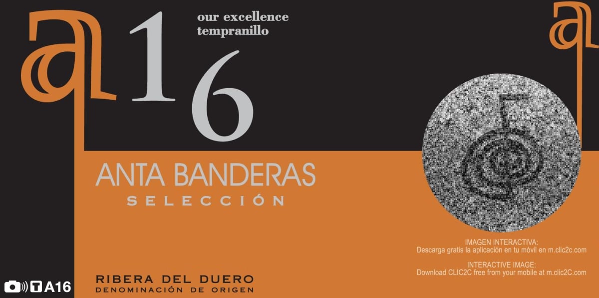 Anta Banderas a16 2009 Front Label