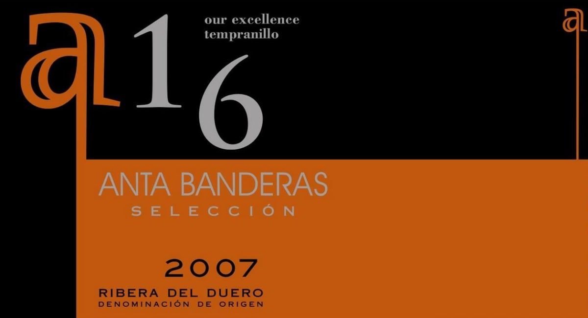 Anta Banderas a16 2007 Front Label