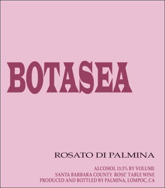 Palmina Botasea Rosato de Palmina 2009 Front Label