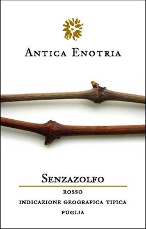 Antica Enotria Senzazolfo Rosso 2011 Front Label
