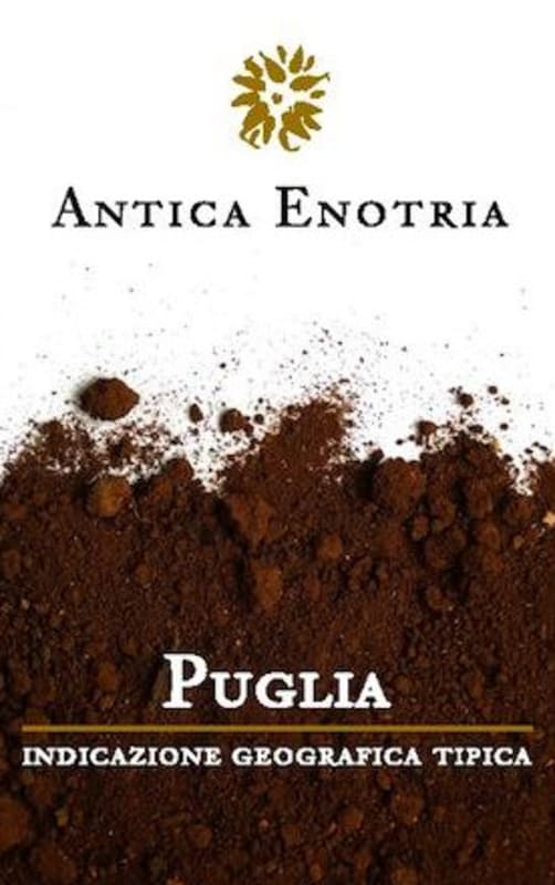 Antica Enotria Puglia Rosso 2010 Front Label