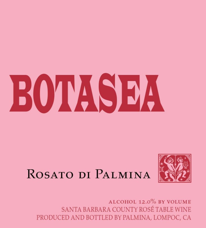 Palmina Botasea Rosato di Palmina 2014 Front Label